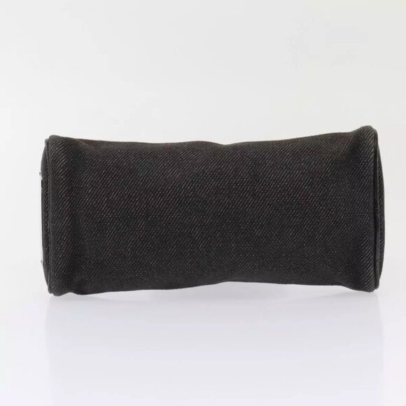 GUCCI Pouch Denim Gray Silver 90627 Auth - Picture 2 of 16